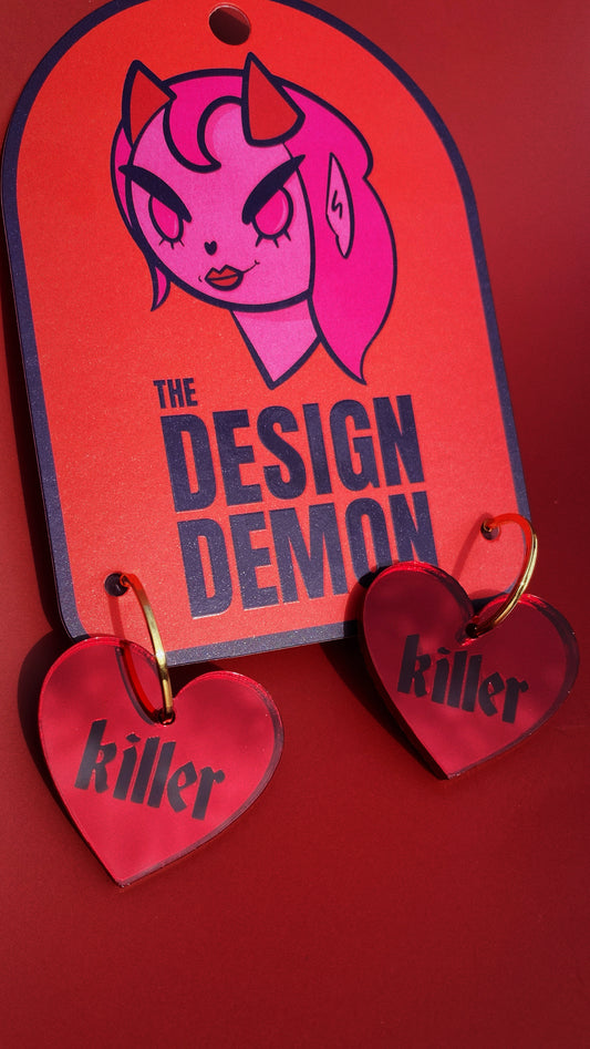 Killer Heart Earrings