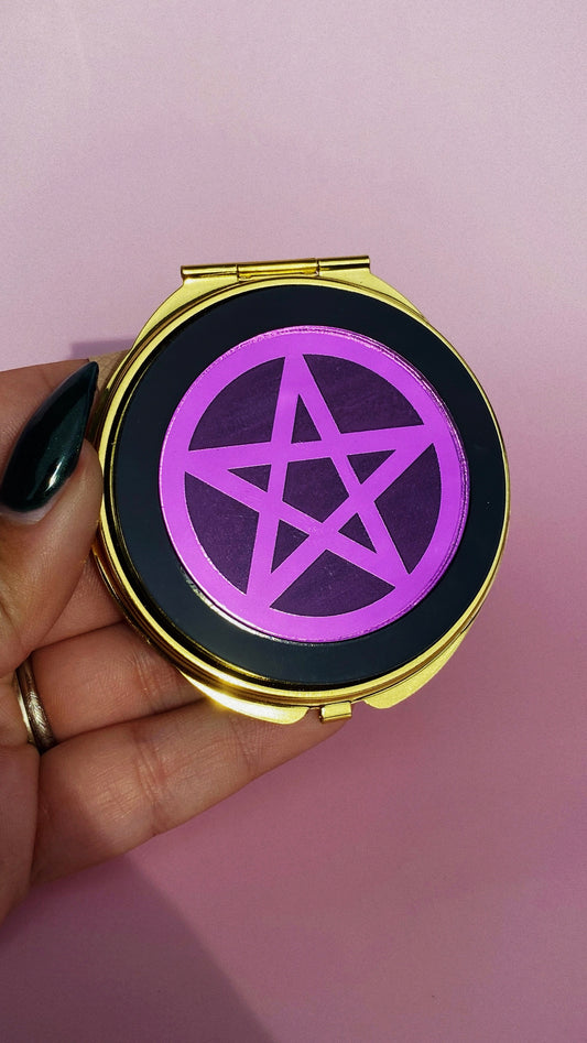 Compact Mirror - Hex It