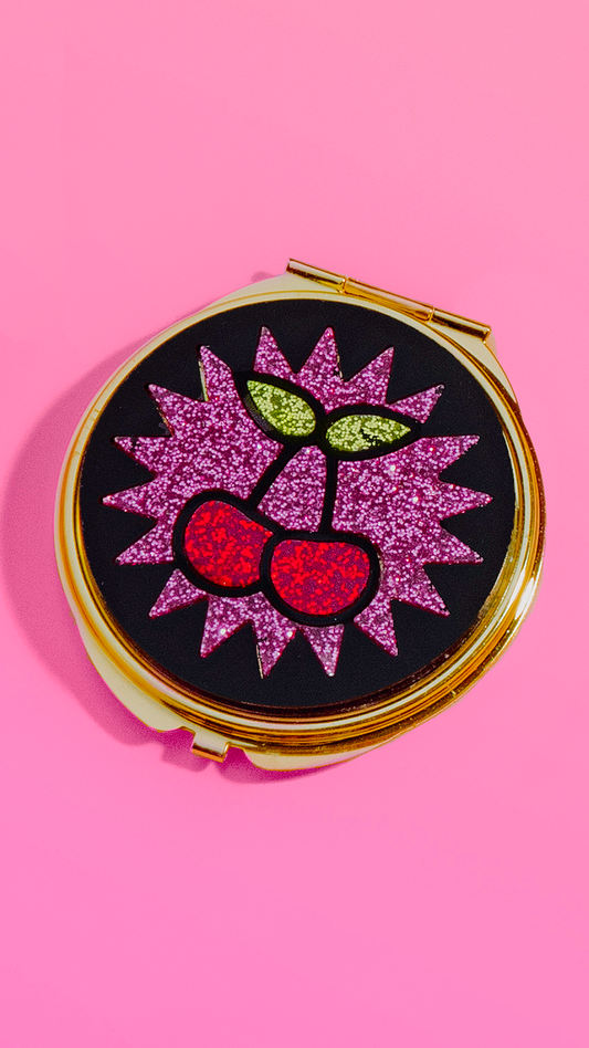 Compact Mirror - Cherry Bomb