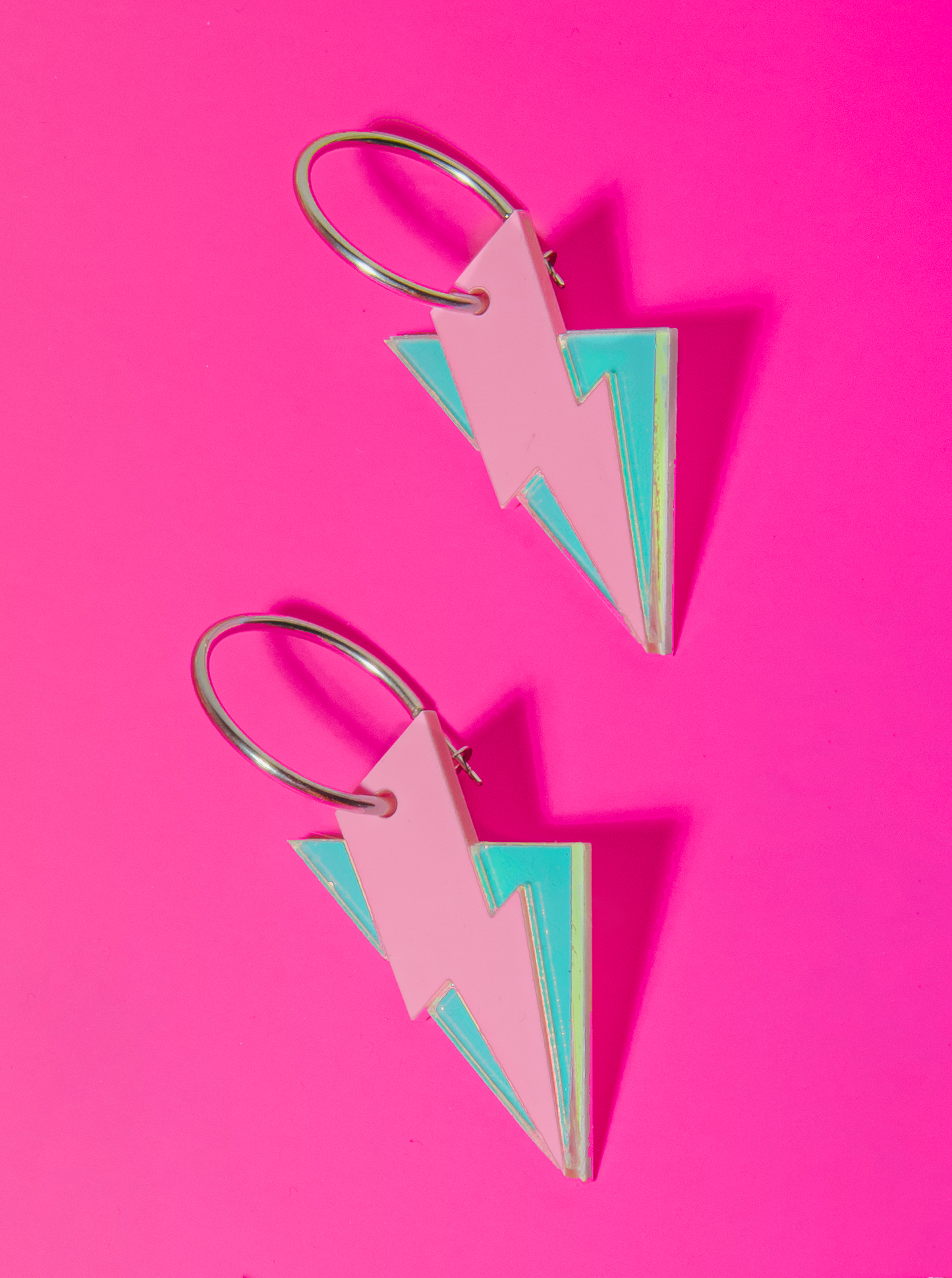 Lightning Bolt Hoops