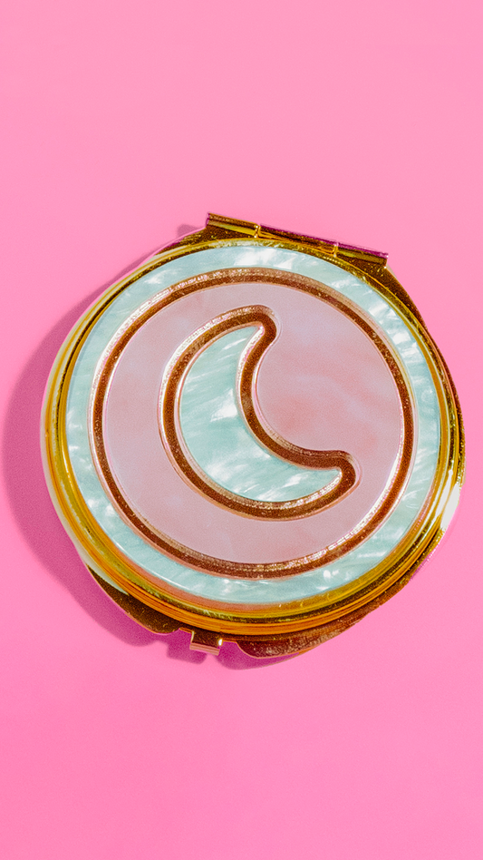 Compact Mirror - Crescent Moon