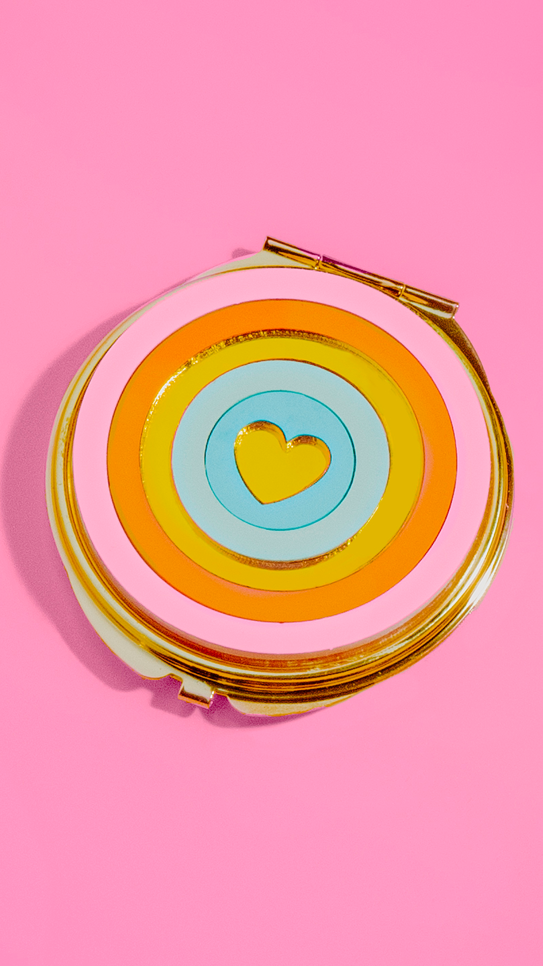 Compact Mirror - Rainbow Pulse