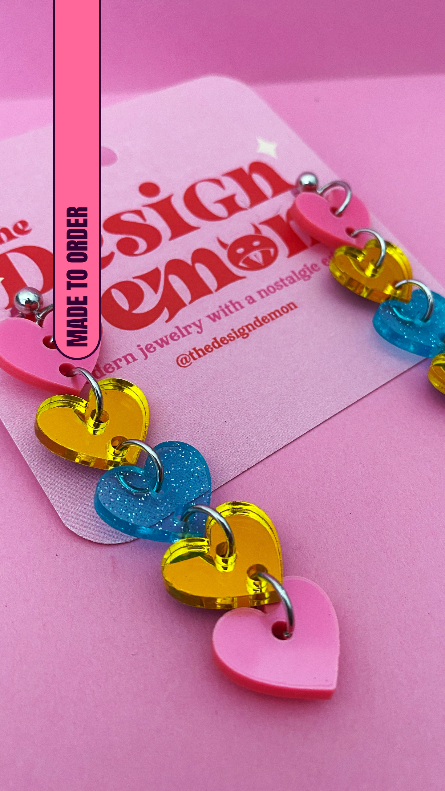 Pan Pride Chain Of Hearts