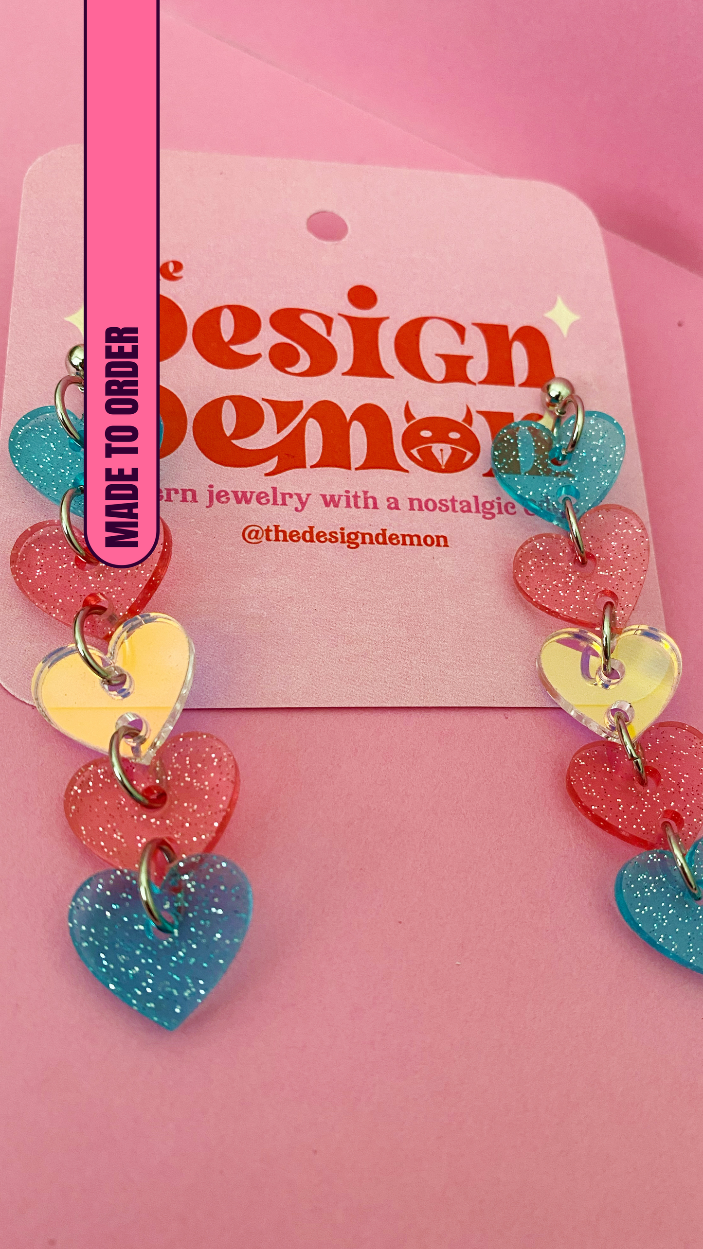 Trans Pride Chain Of Hearts
