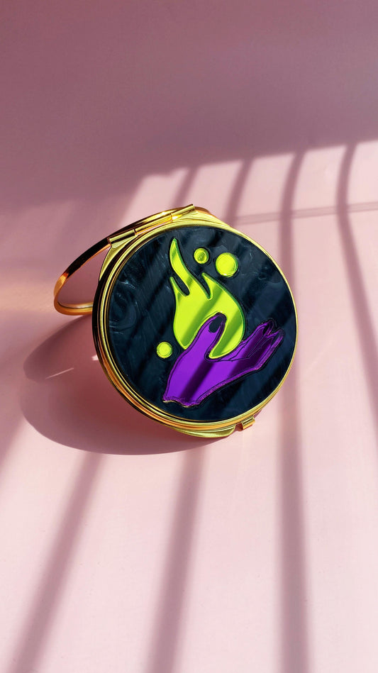 PRE-ORDER Compact Mirror - Fire Witch
