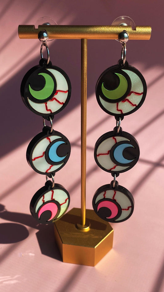 Eyeball Dangle Earrings