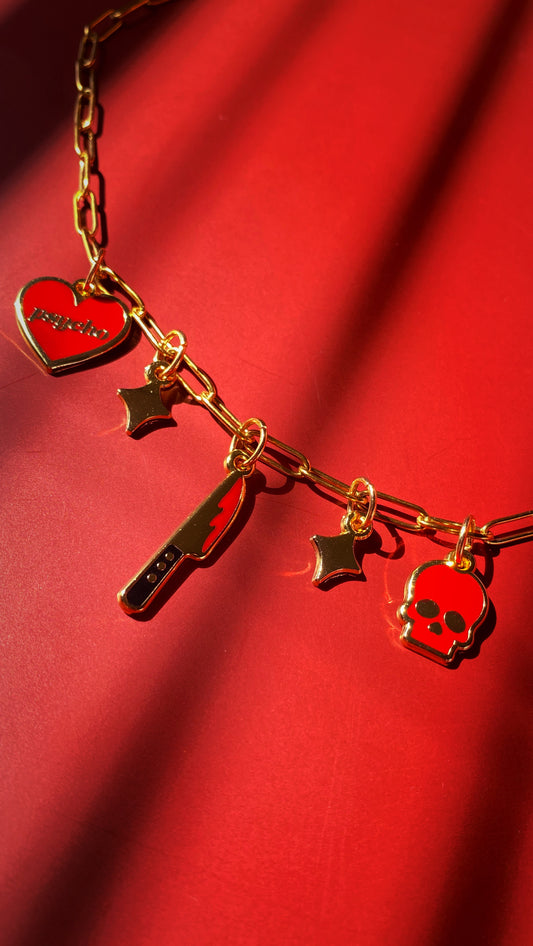 Psycho Killer Charm Necklace