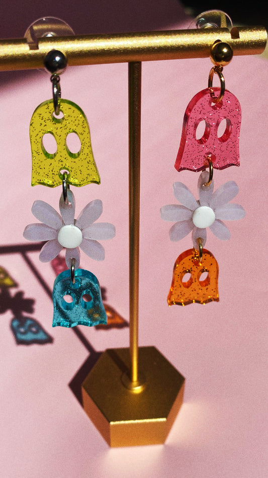 Ghostly Bloom Earrings
