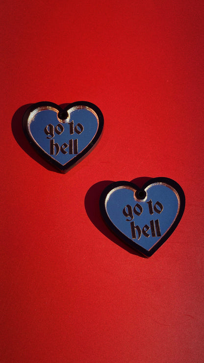 Go To Hell Earrings