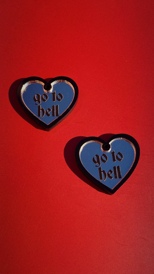 Go To Hell Earrings