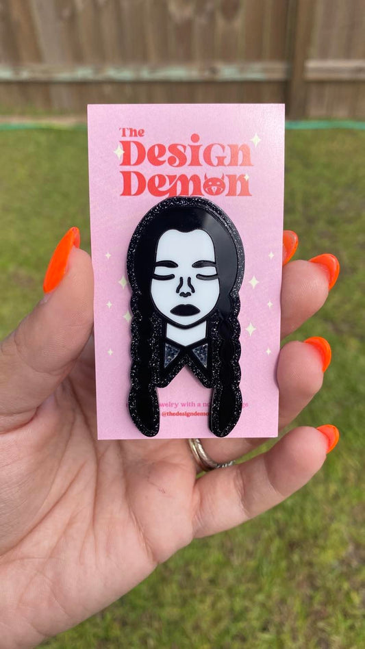Wednesday Addams Pin